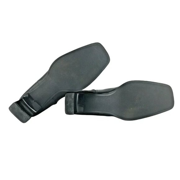 Croft & Barrow Womens Black Side Zipper Block Heel Ankle Bootie Size US 6.5 M‎ - Picture 7 of 9